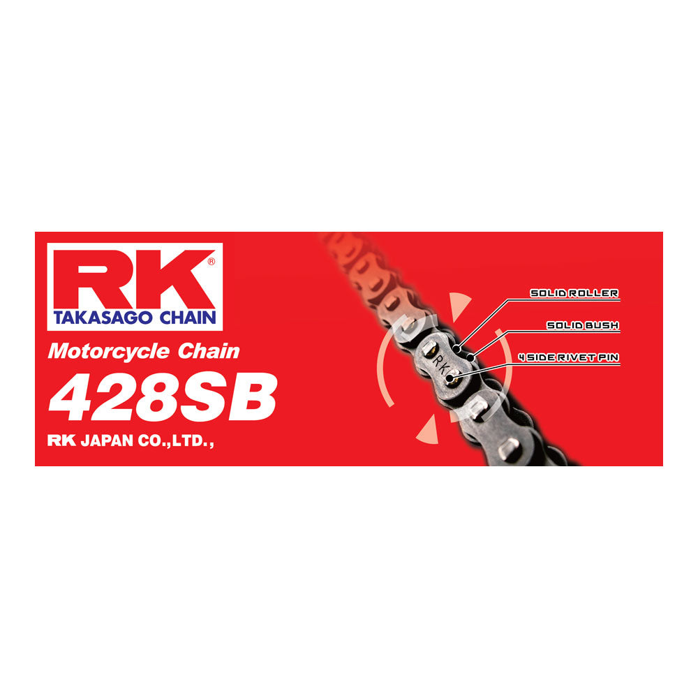 RK 428SB x 136L Standard Chain - Clip Link