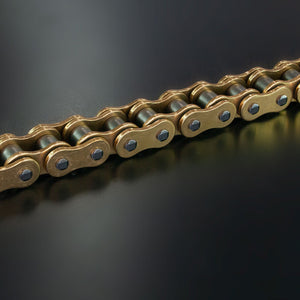 RK 428MXZ x 136L MX Race Chain Gold - Clip Link