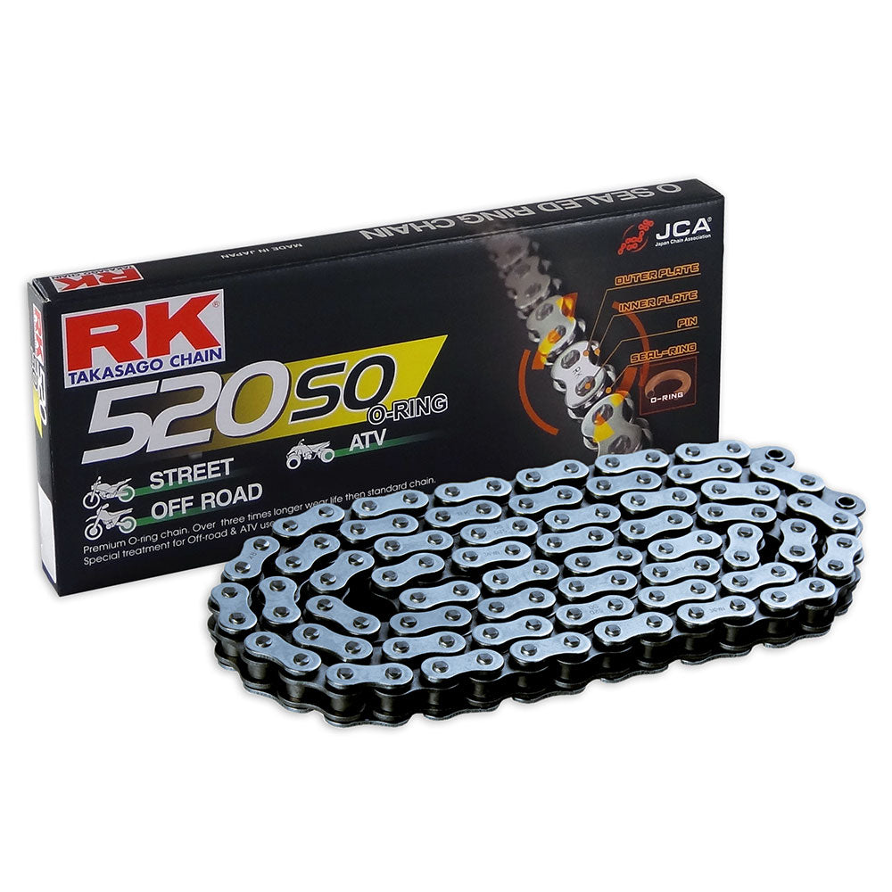 RK 520SO x 120L O Ring Chain - Clip Link