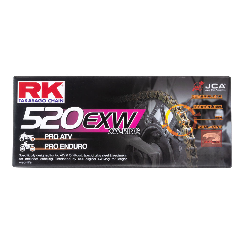 RK 520EXW x 120L XW Ring Enduro Chain - Clip Link