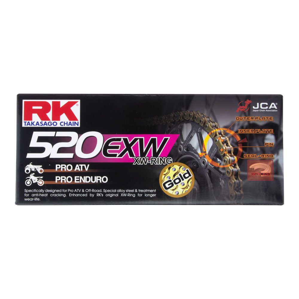 RK 520EXW x 120L XW Ring Enduro Gold - Clip Link