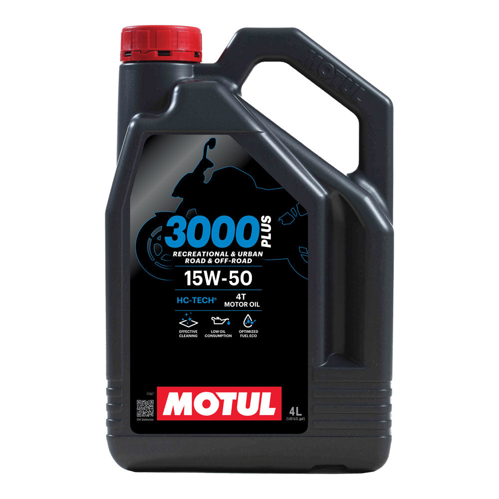 MOTUL 3000 Plus 4T Synthetic Fort 15W50 4L