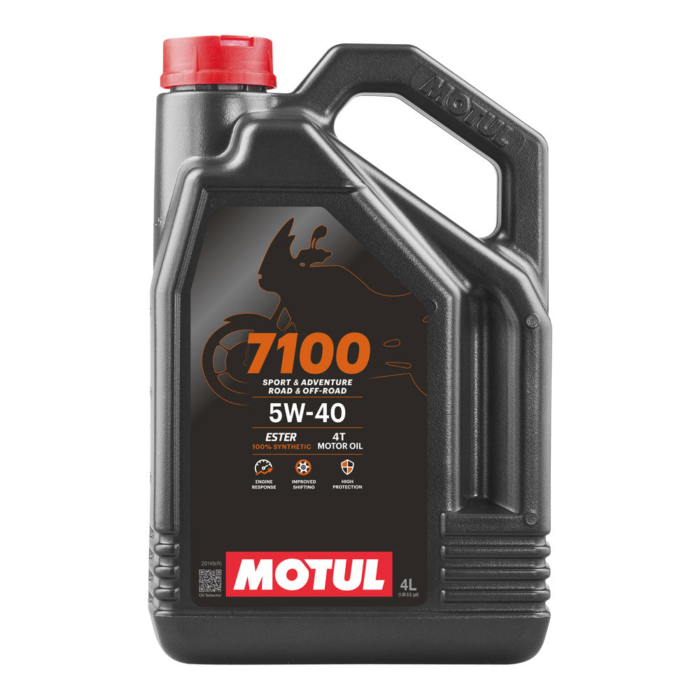 MOTUL 7100 4T Ester 100% Synthetic 5W40 4L