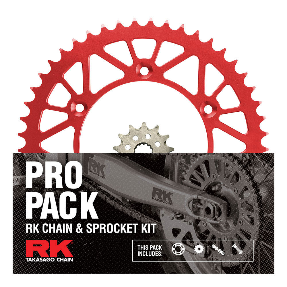 RK Racing Chain & Sprocket Kit Gold/Red 13/50