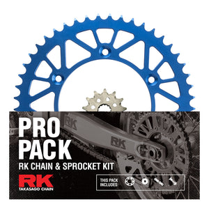RK Racing Chain & Sprocket Kit Gold/Blue 13/49