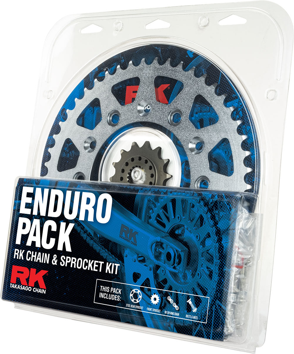 Enduro Pack RK Chain & Sprocket Kit Steel