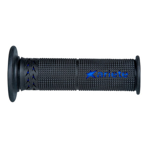 ARIETE Road Racing Grips Estoril Soft Black/Blue 120mm O/End
