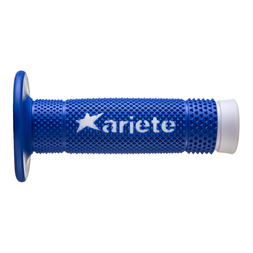ARIETE MX Grips - Vulcan - Dual Compound - Blue/White