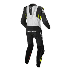 MACNA Suit Tracktix 1pc Black/White/Yellow 48 S*