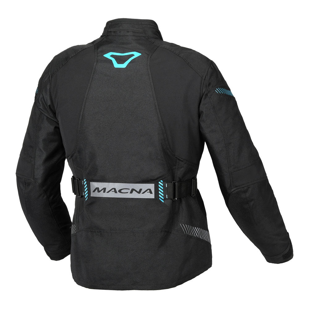 MACNA Jacket Nivala Ladies Black/Aqua2XL