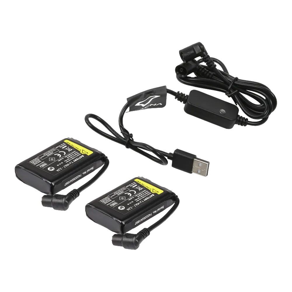 MACNA 7.4V 2.2A Dual Battery Kit (Dg9.2 - Un3480)