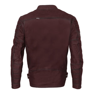 MERLIN Jacket Alton II D3O Leather Oxblood 48 3XL