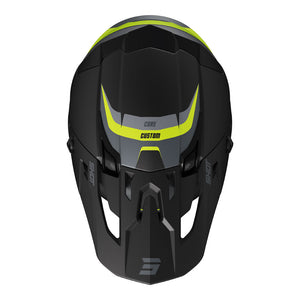 SHOT Helmet Core Custom Black/Neon Yellow MIPS XL