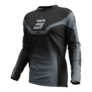 SHOT Jersey Devo Blast Black/Grey 2XL*