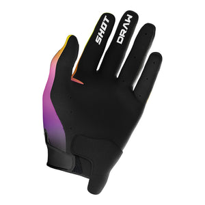 SHOT Kids Gloves Draw Shade Pink/Neon Yellow 4/5