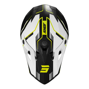 SHOT Helmet Pulse Lines Glossy Black/Neon Yellow XS