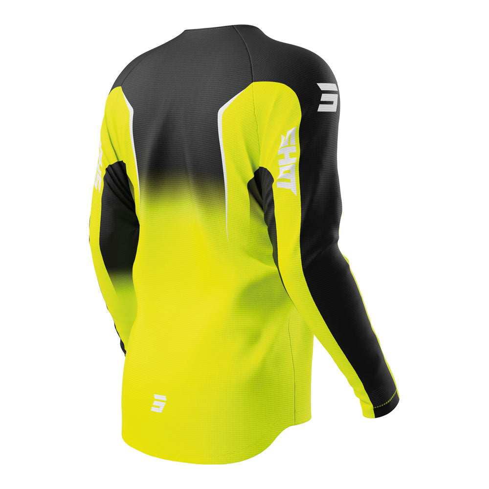 SHOT Jersey Draw Clash Neon Yellow XS