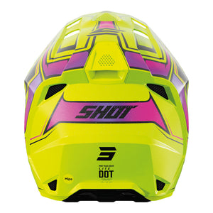 SHOT Helmet Lite Glory Neon Yellow Pearly L