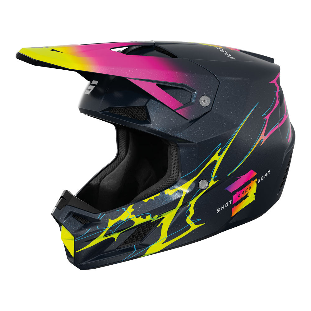 SHOT Helmet Speed Rac Blue Pearly S