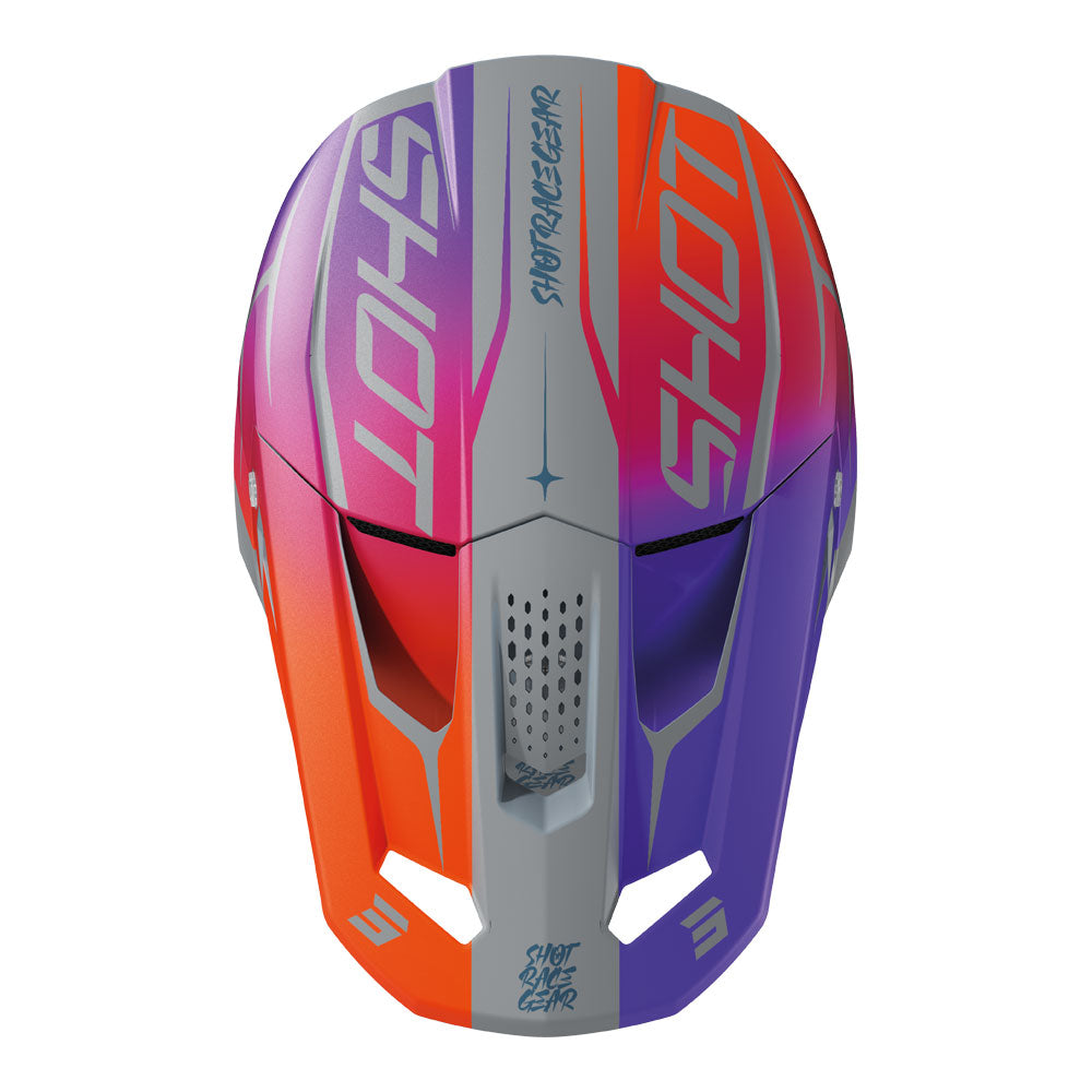 SHOT Kids Helmet Speed Side Purple Matt YM