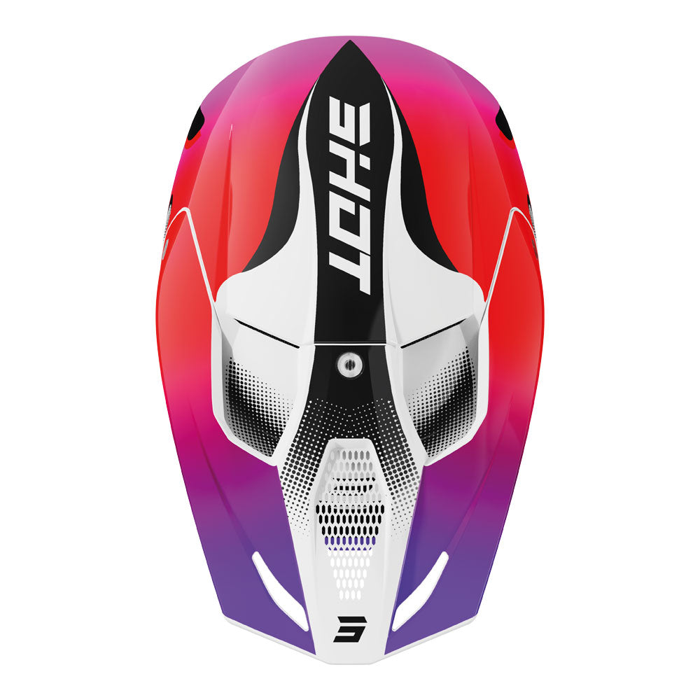 SHOT Helmet Furious Zebra Pink Glossy XS