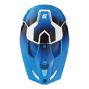 SHOT Kids Helmet Furious Stream Blue Glossy YL