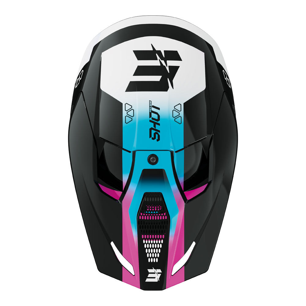 SHOT Kids Helmet Furious Rocket Pink Glossy YM
