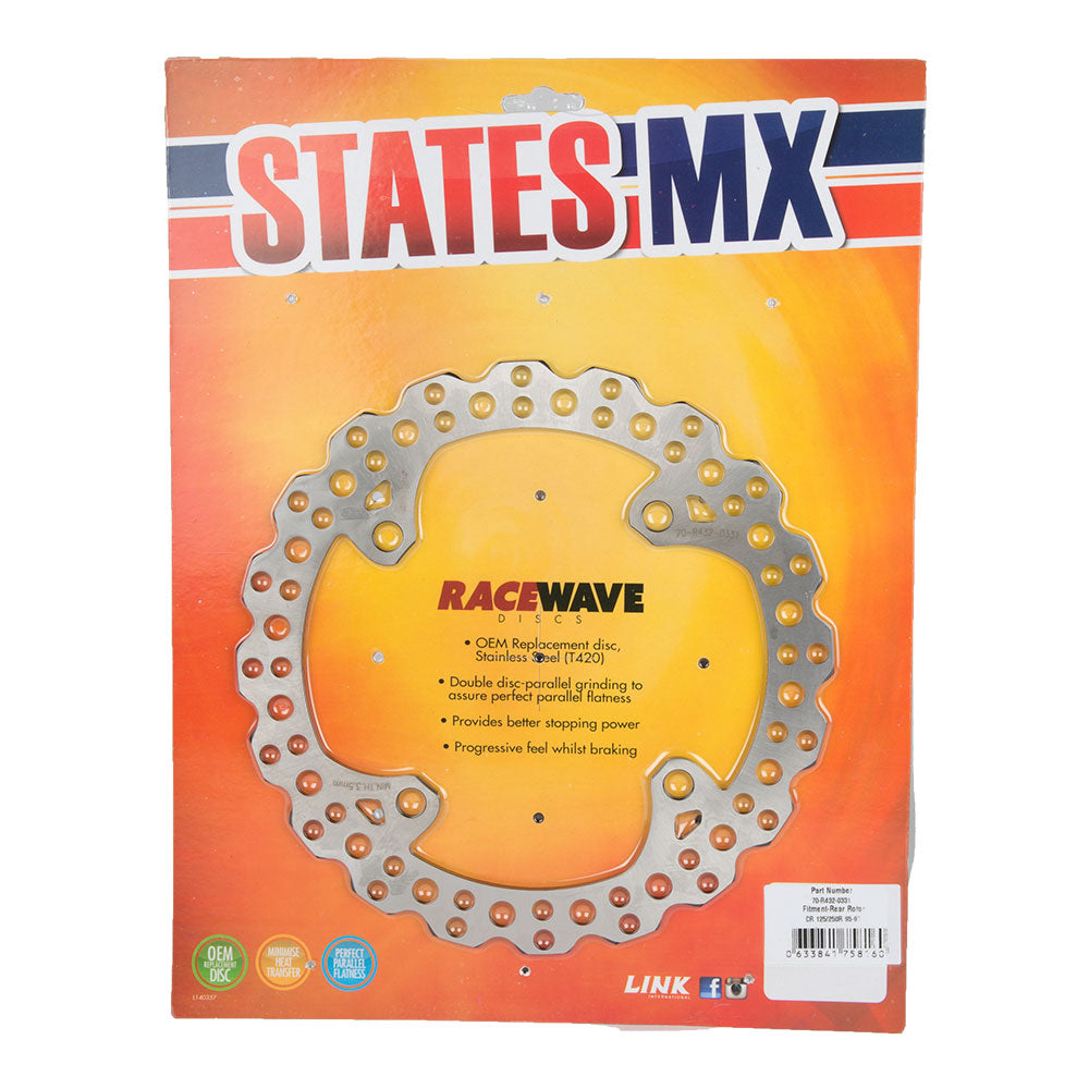 STATES MX Race Wave Disc HONDA Rear*