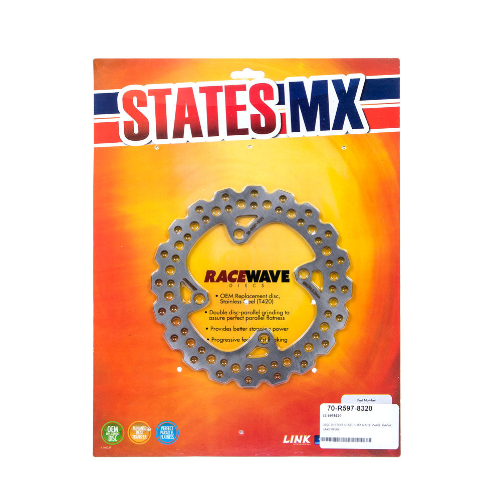STATES MX Race Wave Disc KAWASAKI rear*