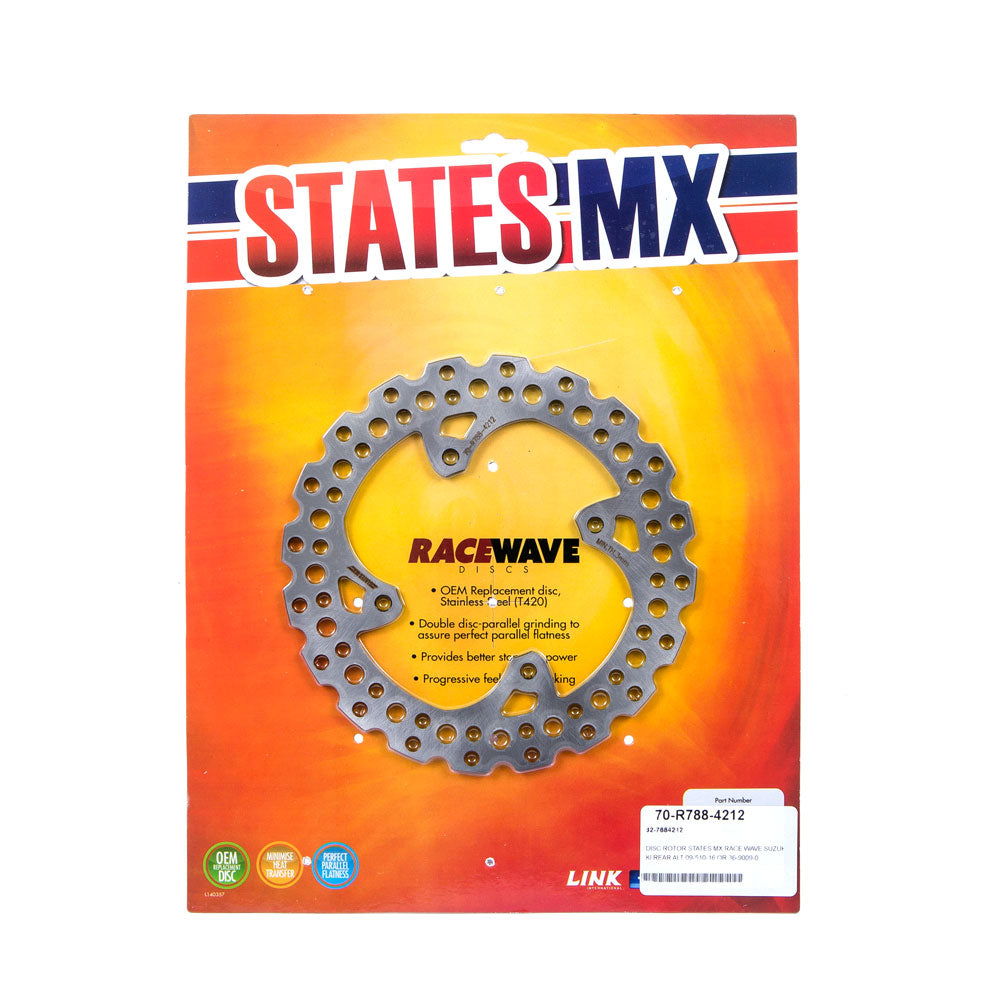 STATES MX Race Wave Disc SUZUKI Rear*