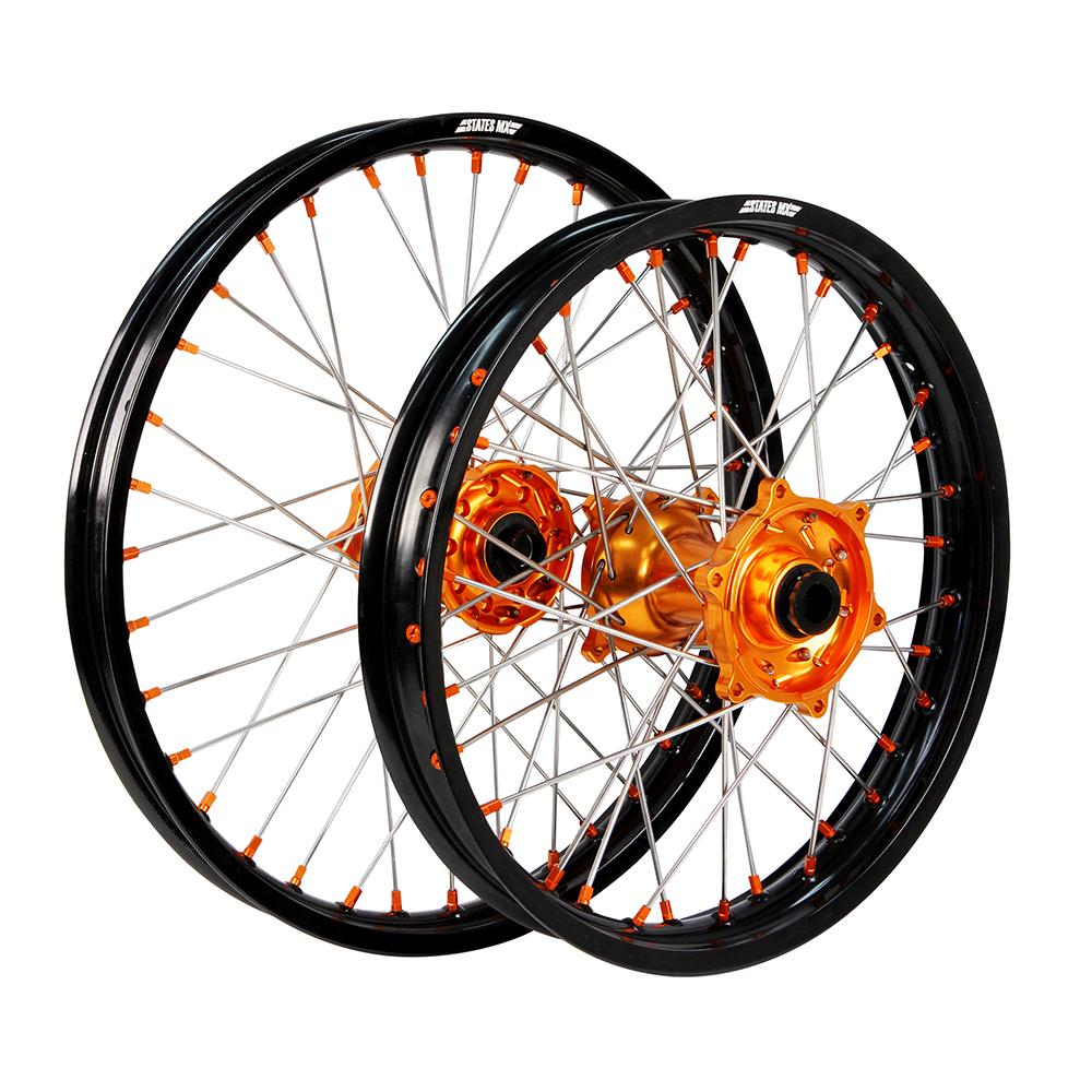STATES MX Wheel Set KTM SX 2013 Black/Orange