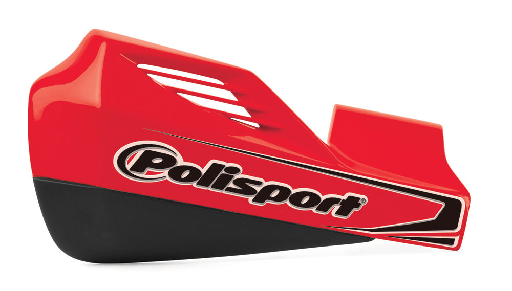 POLISPORT MX Rocks Handguard + Alu Uni Fit Kit Red*