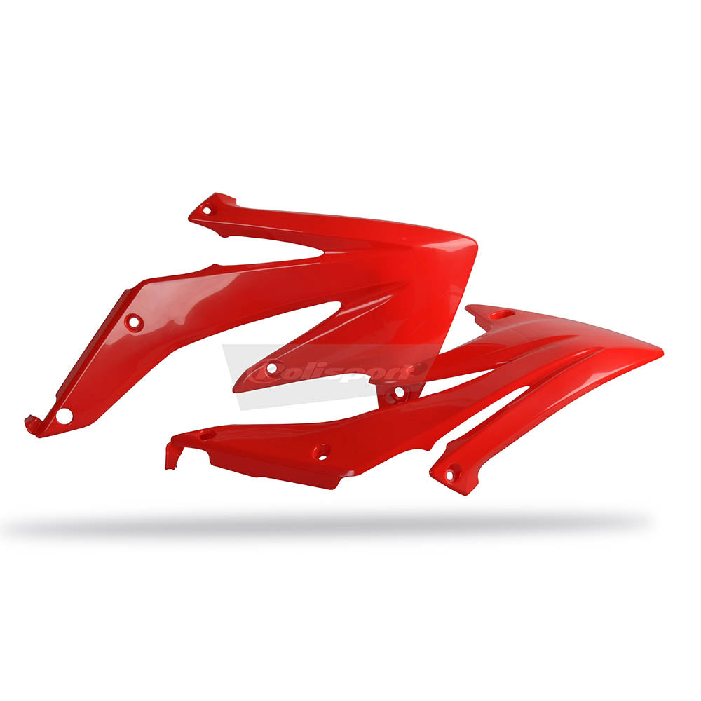 POLISPORT Radiator Shrouds HON CRF450R 05-08 Red^