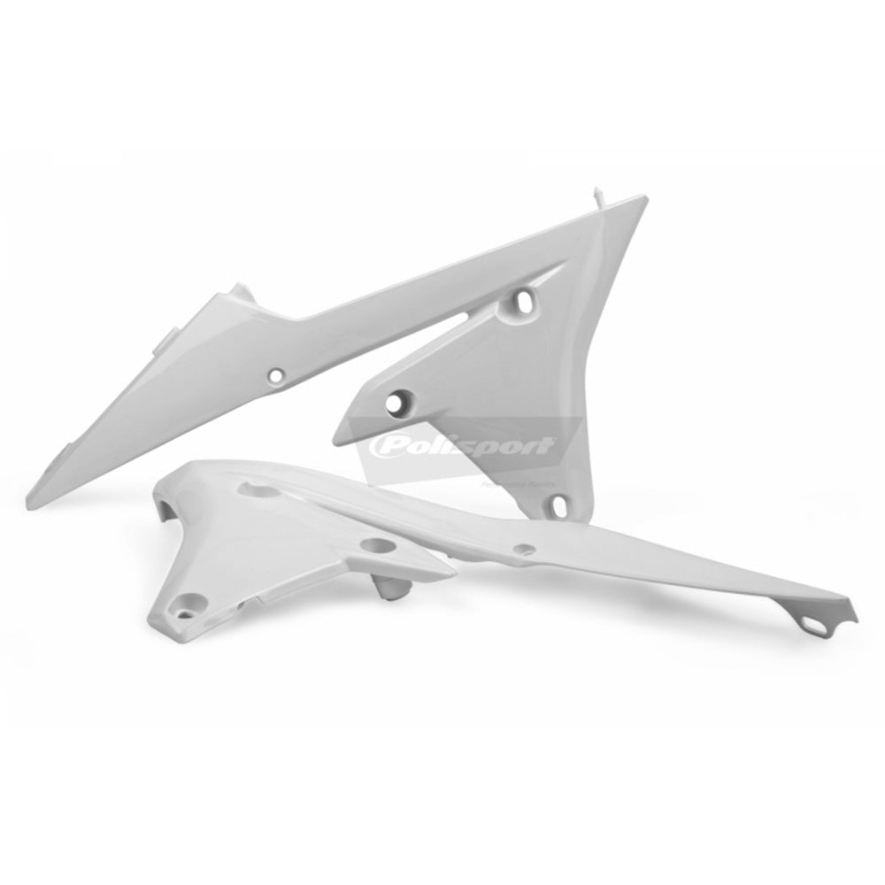 POLISPORT Radiator Shrouds YAM YZF/WR250/450 White^