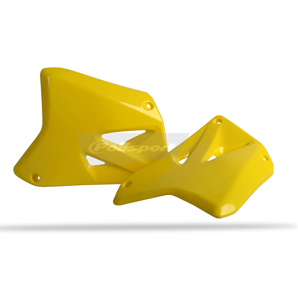 POLISPORT Radiator Shrouds SUZ RM125/250 01-11 Yellow^