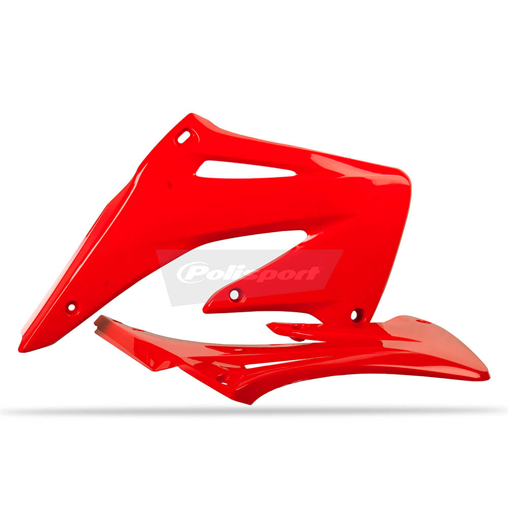 POLISPORT Radiator Shrouds HON CRF450 02-04 Red*