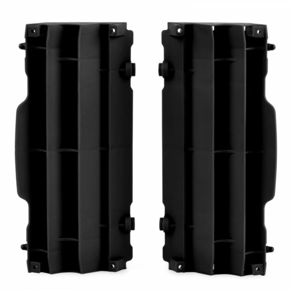 POLISPORT Radiator Louvers KTM 07-22 HUSQ14-16 Black