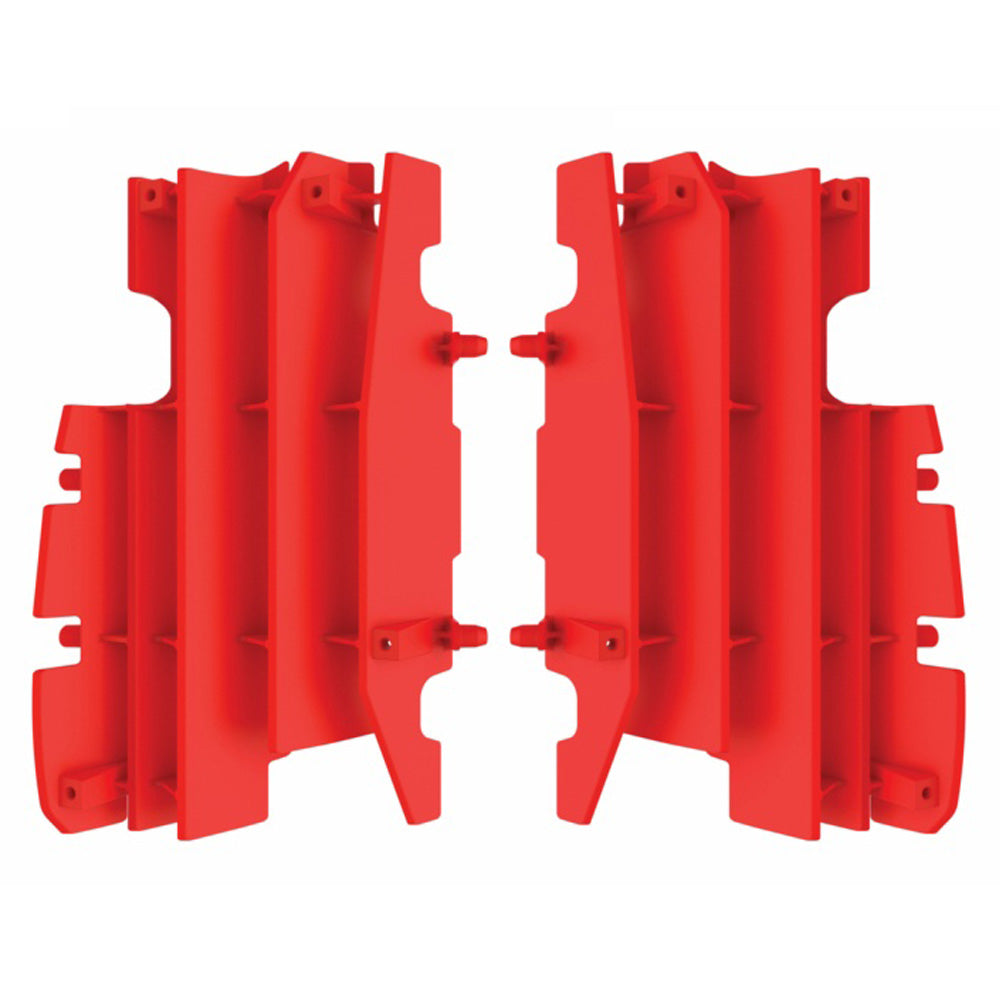 POLISPORT Radiator Louvers HON CR125/250 05-07 Red*