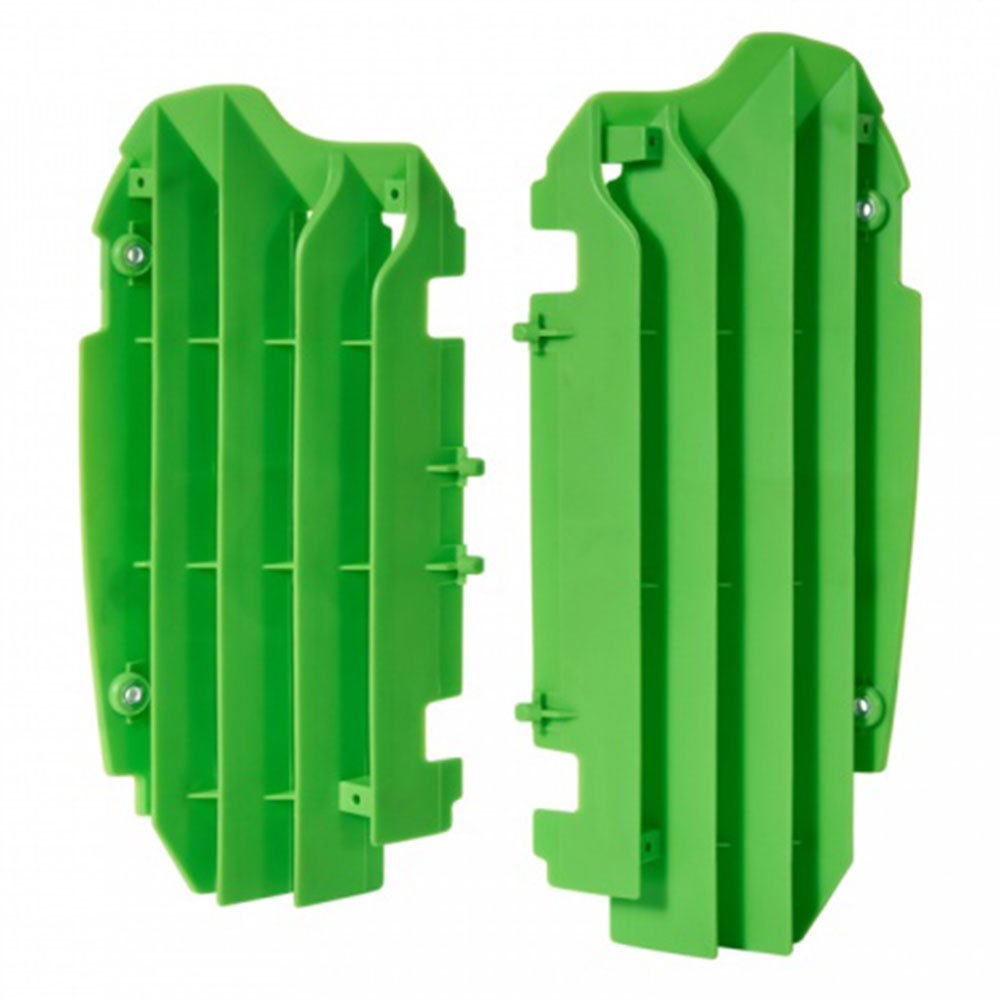 POLISPORT Radiator Louvers KAW KX250F 17-20 Green^