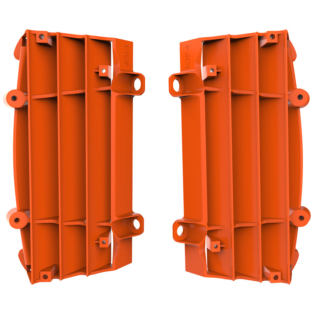POLISPORT Radiator Louvers KTM 16-23 Orange*