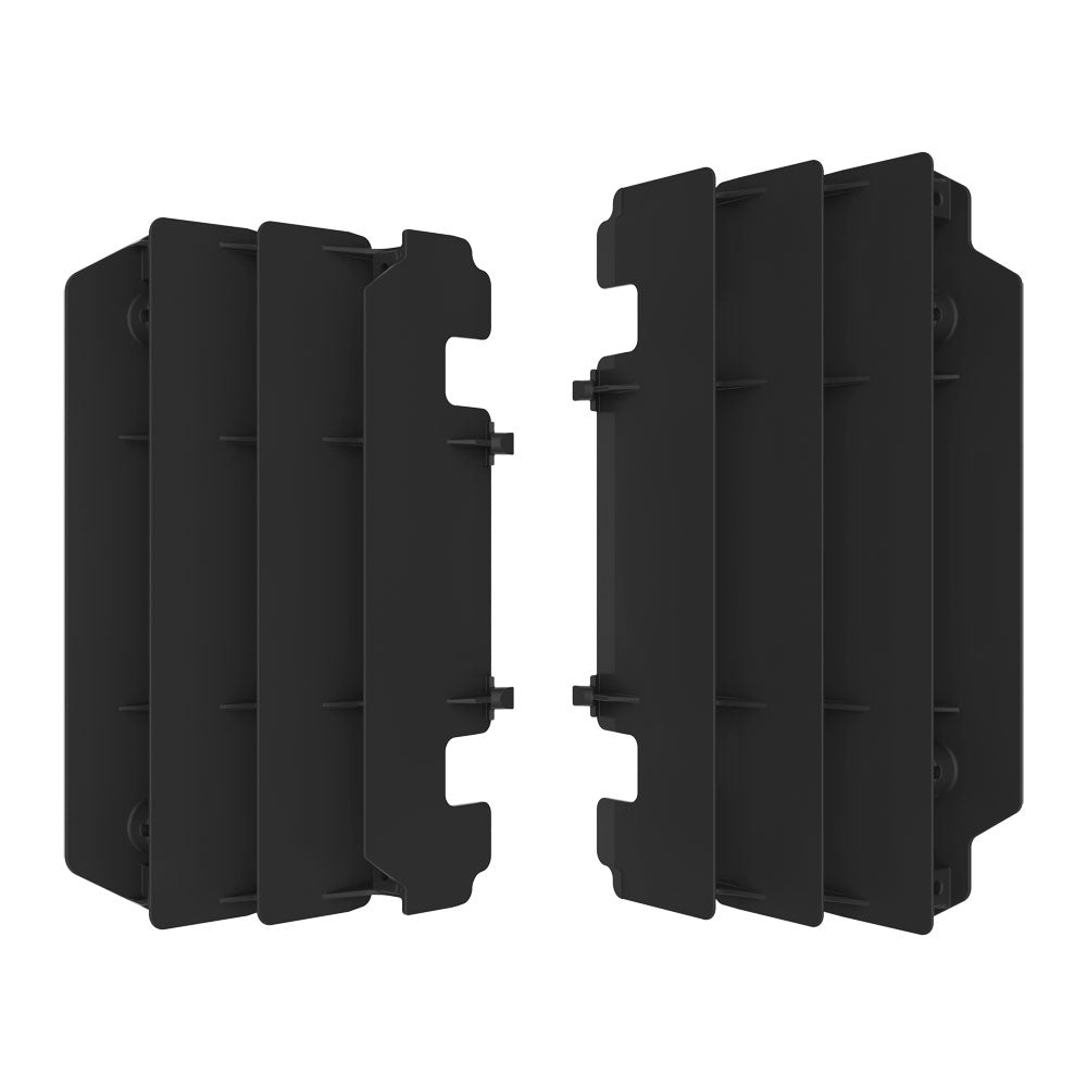 POLISPORT Radiator Louvres KAW KX125/250 97-05 Black^