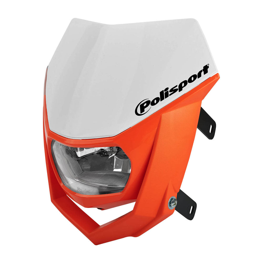 POLISPORT Headlight HALO Orange/White