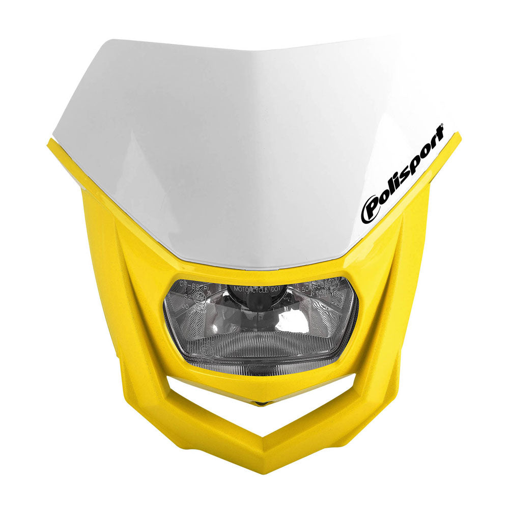 POLISPORT Headlight HALO Yellow/White