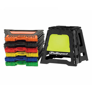 POLISPORT Folding Bike Stand Yellow^