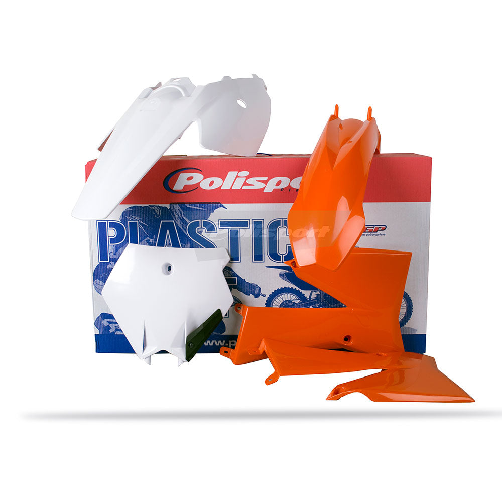 POLISPORT MX Kit KTM85 SX 06-12 Org/Wht OEM 11-12^