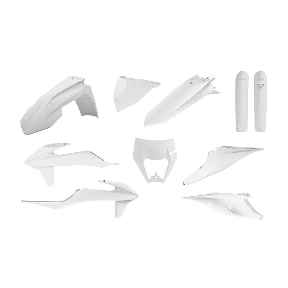 POLISPORT Enduro Kit EXC/F 20-23 Inc HL FG White^