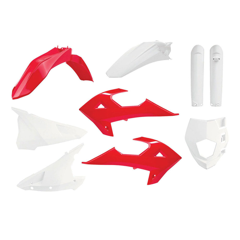 POLISPORT Enduro Kit GAS GAS 18-20 RIEJU 21-24 Red/White