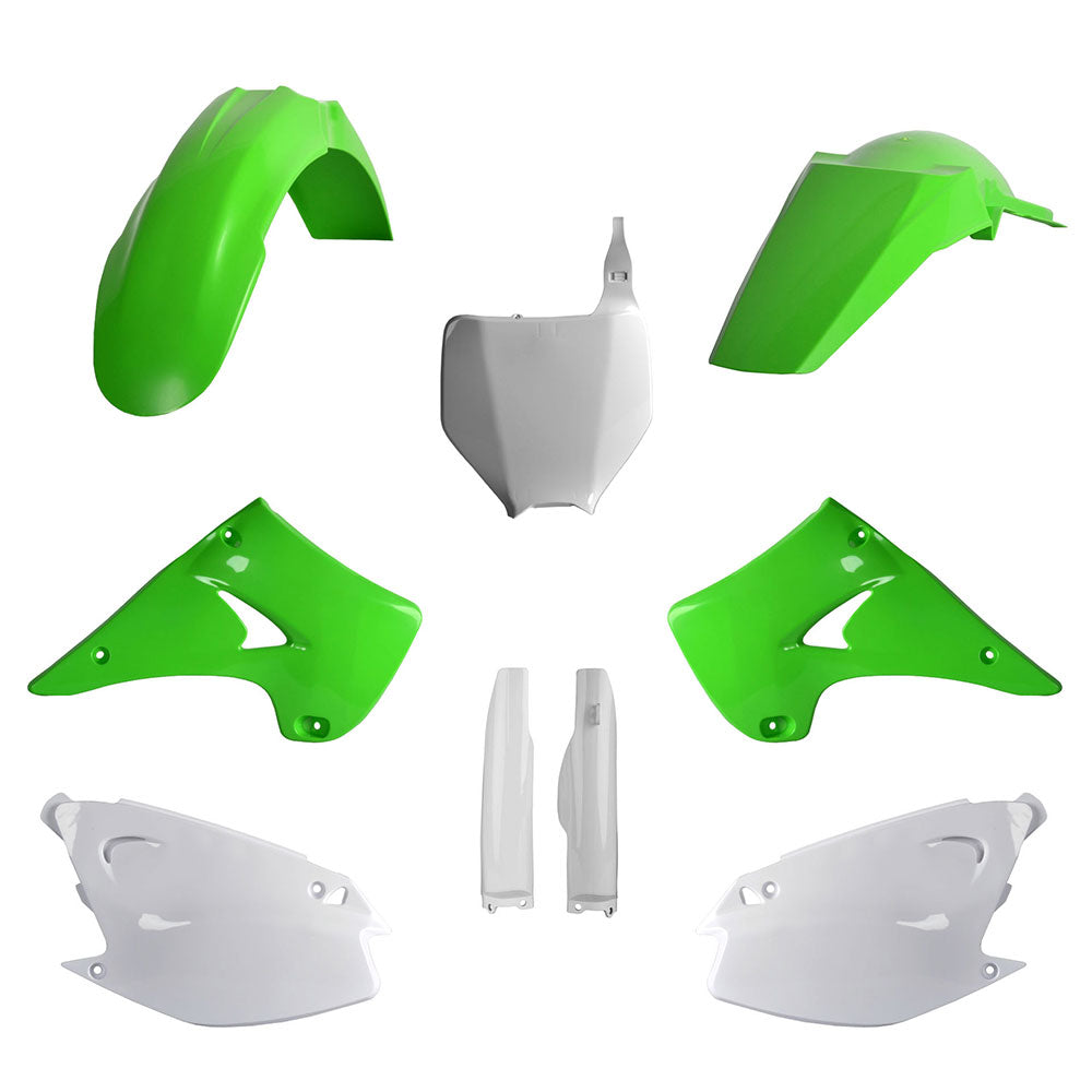 POLISPORT MX Kit KAWASAKI KX125/250 04-08 Full Kit OEM^