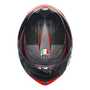 AGV K6 S Slashcut Black/Red S