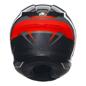 AGV K6 S Slashcut Black/Red L